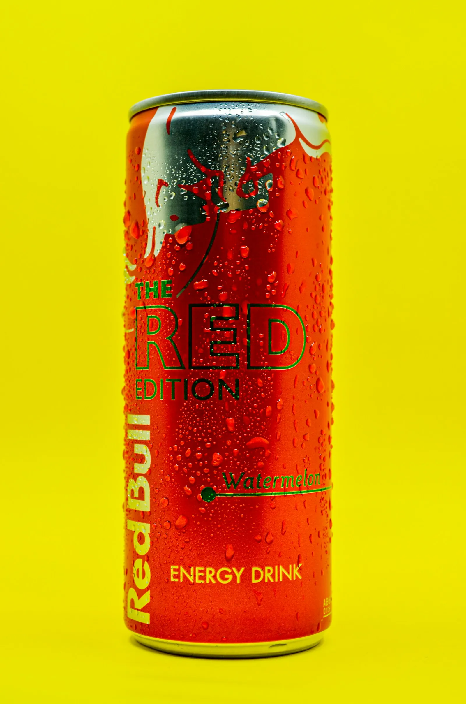 A cold can of energy drink